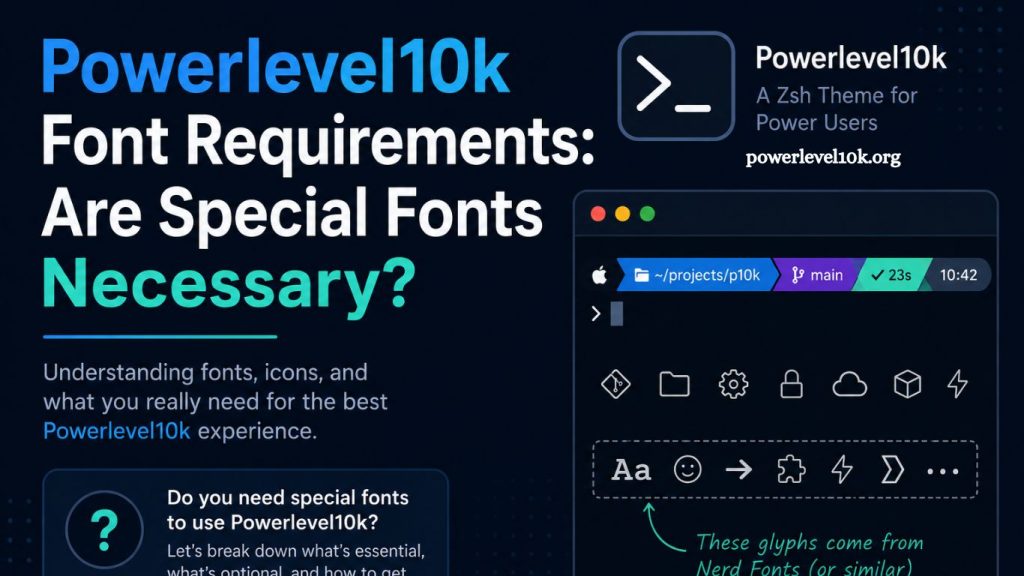 Powerlevel10k Font